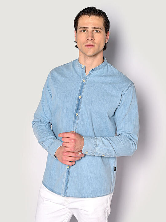 Brokers Jeans Men's Shirt Light Blue