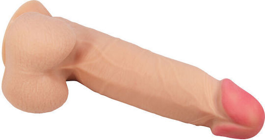 Pretty Love Sliding Skin Series Realistic Dildo Sliding Skin Suction Cup 21.8 Cm