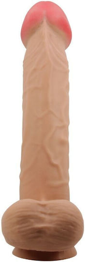 Pretty Love Sliding Skin Series Realistic Dildo Sliding Skin Suction Cup Flesh 26 Cm