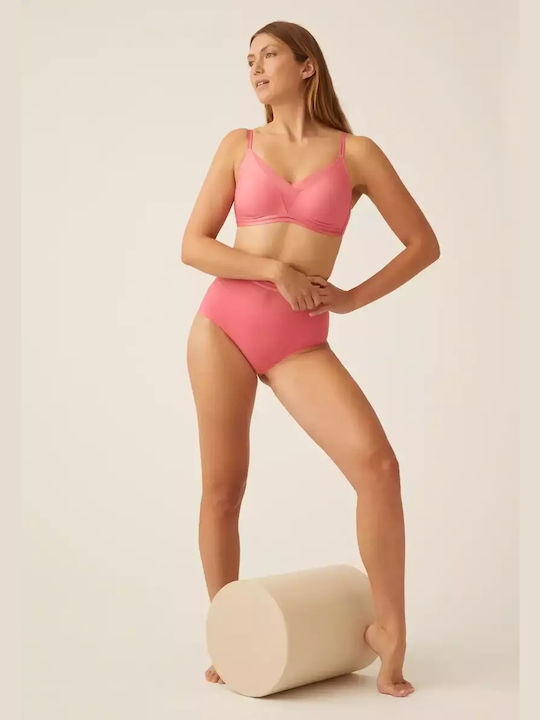 Naturana Pink Sutien Sport fără Baloane