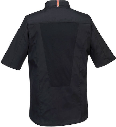 Portwest Mantel Koch Gray mit Kurzärmelig