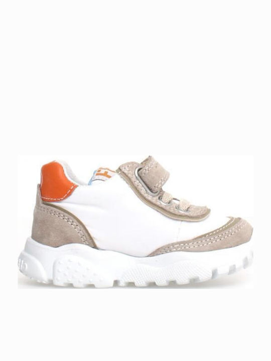 Kids Sneakers with Scratch White