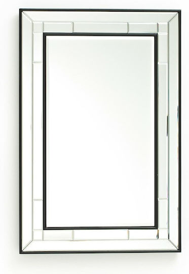 La Redoute Interieurs Wandspiegel mit Schwarz Hölzernes Rahmen 90x60cm 1Stück