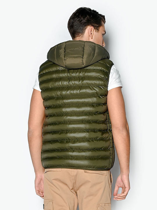 Sleeveless Jacket Khaki