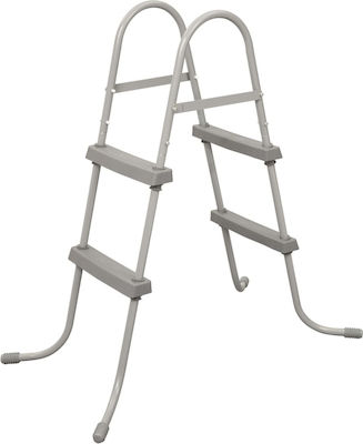 Bestway Pool Ladder made of Plastic with Length 2cm Gray