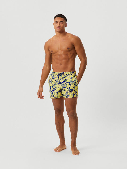 Björn Borg Men's Swimwear Shorts Limoncello with Patterns