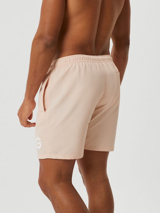 Men's Swimwear Shorts Cream Tan With Patterns