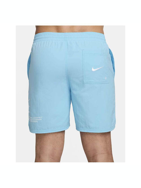 Nike Herren Badebekleidung Shorts Hellblau