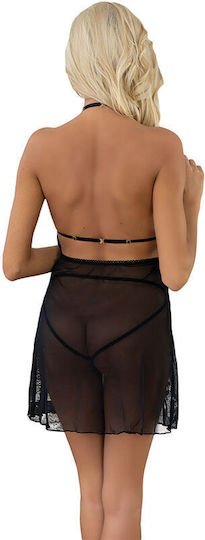 Livco Corsetti Mode Malviami Lc 90625 Hemd + Höschen Schwarz