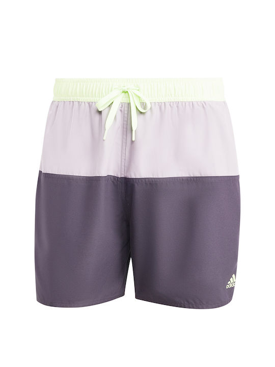 Adidas Colorblock Clx Bărbați Înot Bermude Violet