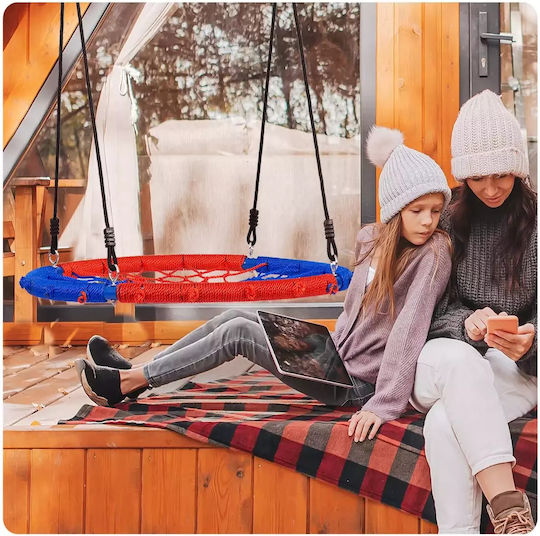 NEO Sport Κούνια Δίσκος Κρεμαστή 95x95x95εκ. Μπλε