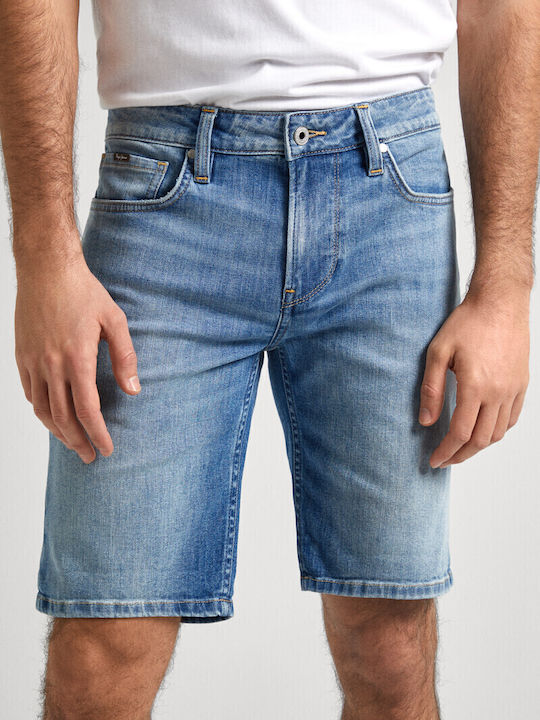 Pepe Jeans Men's Shorts Jeans Blue