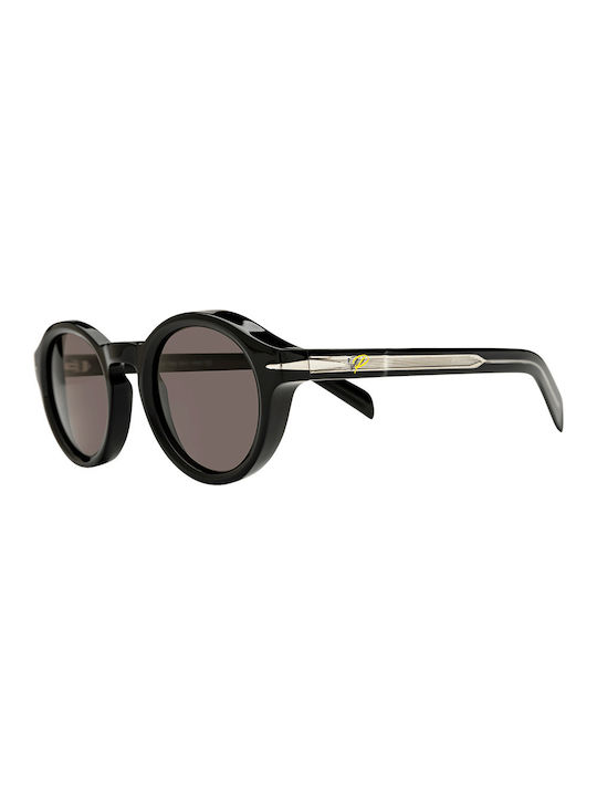 Premium Sunglasses with Black Plastic Frame and Black Lens 10-Nollet-Grey-Black