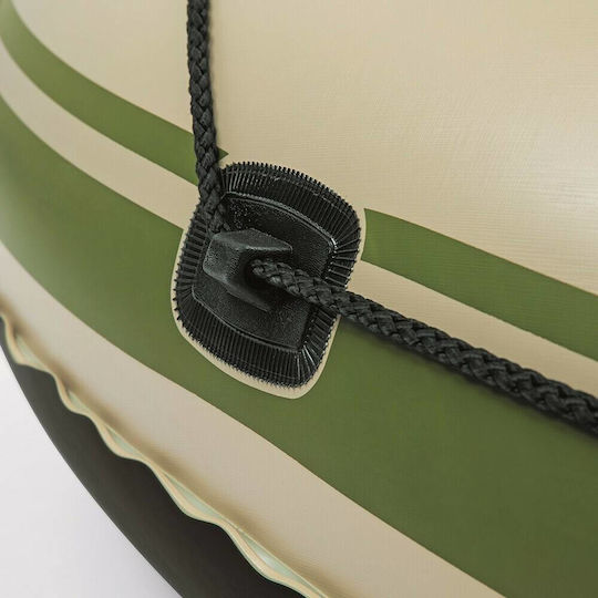 Bestway Voyager 500 Inflatable Boat for 3 Adults Brown with 2 Paddles 348x142cm