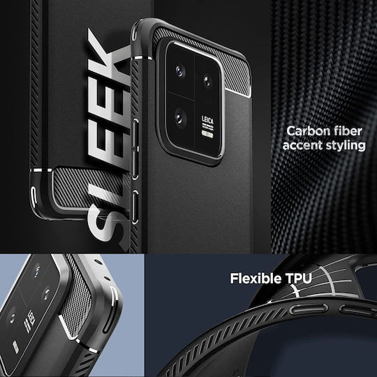 Matte Back Cover Σιλικόνης 2mm Μαύρο (Xiaomi 13 Pro)