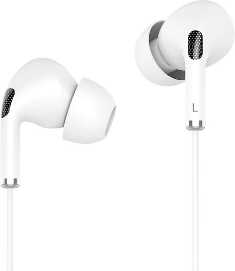 Kruger & Matz C1 In-Ear Freisprecheinrichtung Kopfhörer mit Stecker USB-C Weiß