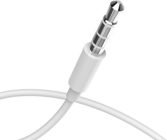 Recci Rep-l07 In-ear Handsfree Ακουστικά με Βύσμα 3.5mm Λευκό
