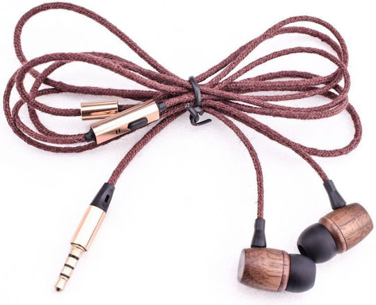 Akai Proffesional Btew200f In-ear Handsfree Earphones with 3.5mm Connector Brown