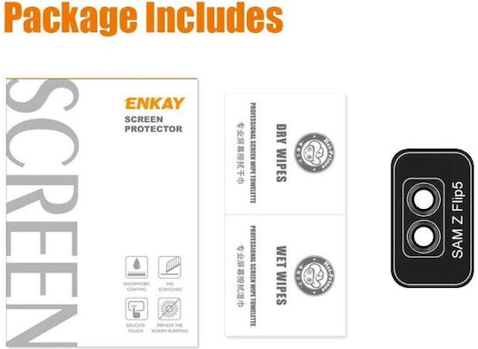 5g Αντιχαρακτικό Γυαλί 9h Camera Protection Tempered Glass for the Samsung Galaxy Z Flip5 5G