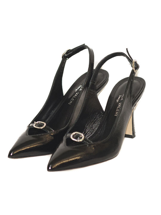 Gabriela Valeri Patent Leather Black Heels