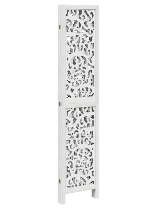 vidaXL Decorativ Paravan Lemn cu 4 Panouri 140x180cm
