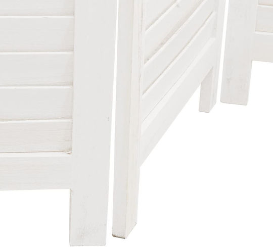vidaXL Decorative Room Divider Wooden with 3 Panels 105x160cm