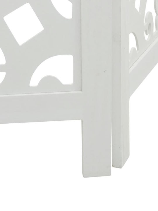 vidaXL Decorativ Paravan Lemn cu 4 Panouri 140x180cm