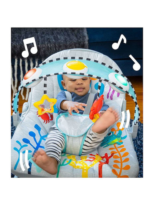 Baby Einstein Ηλεκτρικό Relax Μωρού Kick to It Opus με Μουσική και Δόνηση Πολύχρωμο για Παιδί έως 18kg