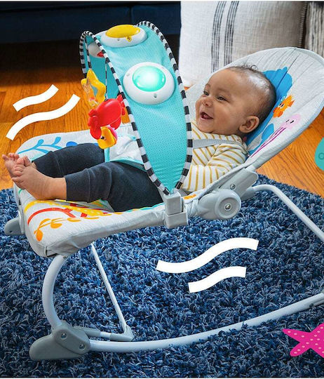 Baby Einstein Ηλεκτρικό Relax Μωρού Kick to It Opus με Μουσική και Δόνηση Πολύχρωμο για Παιδί έως 18kg