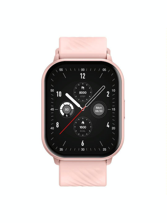 Zeblaze GTS 3 Smartwatch με Παλμογράφο (Ροζ)