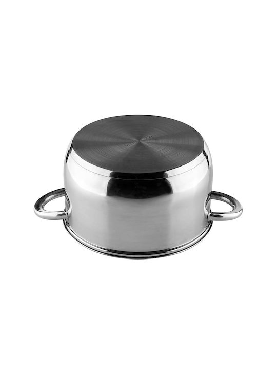 Muhler Βαθιά Ανοξείδωτη Κατσαρόλα 7lt / 26cm