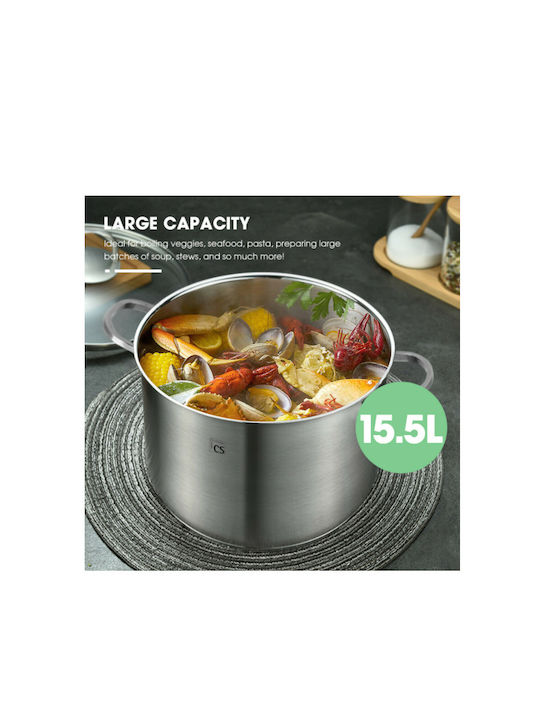 Carl Schmidt Sohn Ανοξείδωτη Κατσαρόλα Μαρμίτα 15lt / 28cm