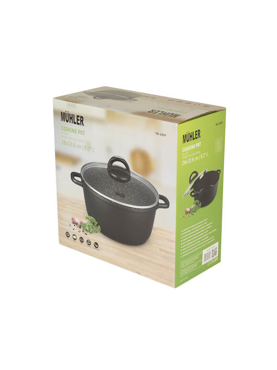 Muhler Aluminum Stockpot 6.2lt / 28cm