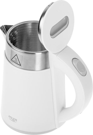 Adler Βραστήρας 6lt 1372W Λευκός
