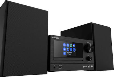 Kenwood Ηχοσύστημα 2 M-7000S 60W cu CD / Media digitale Player, WiFi și Bluetooth Negru