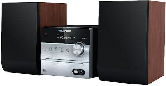 Blaupunkt Sound System 2.2 MS12BT 10W with CD / Digital Media Player, WiFi and Bluetooth Silver