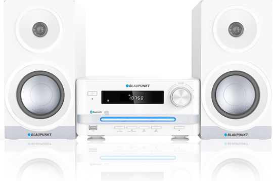 Blaupunkt Soundsystem 2 MS16BT 15W mit CD / Digitale Medien Player und Bluetooth Weiß