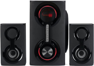 Serioux Sound System 2.1 Soundrise SRXS-2160W 60W with Digital Media Player and Bluetooth Black