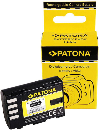 Patona Μπαταρία Φωτογραφικής Μηχανής Ιόντων-Λιθίου (Li-ion) 1860mAh Συμβατή με Panasonic