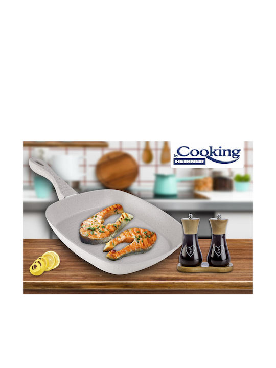 Heinner Mozaik Grill With Lid made of Aluminum with Non-Stick Coating 28cm