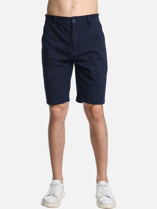 Chicago Ανδρική Βερμούδα Chino Navy Μπλε