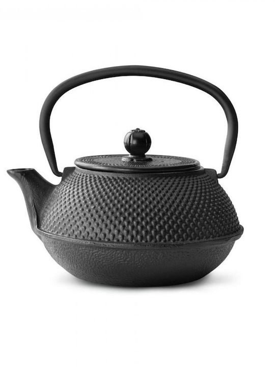 Ibili Oriental Teapot with Filter Cast Iron Black 1200ml