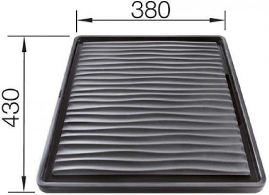 Blanco 230 734 Sink Rack Plastic Black 43x38cm