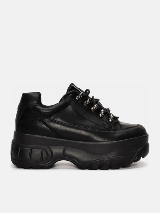 Η9008B Γυναικεία Chunky Sneakers Μαύρα
