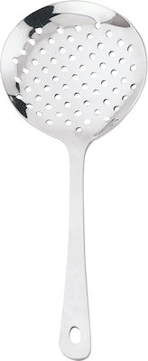 Shallow Spoon Slotted Colander Stainless Steel Silver