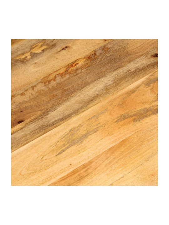 vidaXL Rund Tischoberfläche aus Massivholz in Braun Farbe 50x50x3.8cm 370061 1Stück