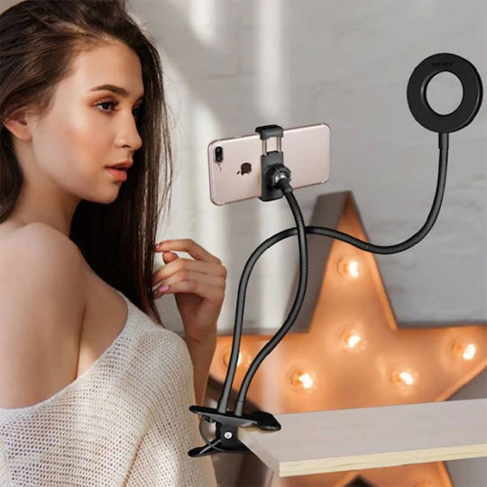 Ring Light USB Ring Light 9cm with Desktop Stand and Mobile Phone Holder