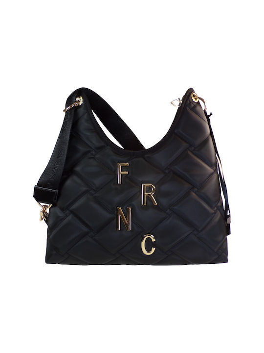 FRNC Γυναικεία Τσάντα Ώμου Μαύρη