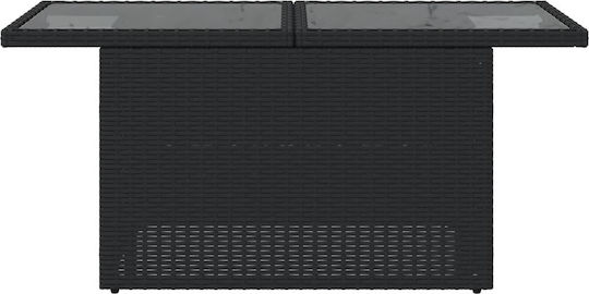 Tisch Stabil Black 100x55x73cm