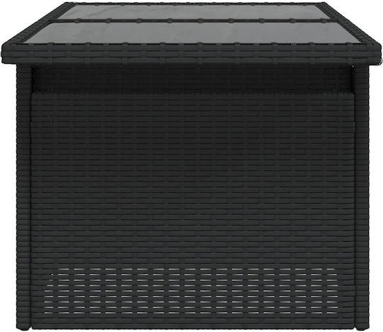 Tisch Stabil Black 100x55x73cm